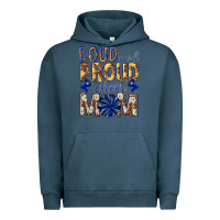 Pigment Midnight Navy loud and proud cheer mom Urban Hoodie - texasbilliewilder