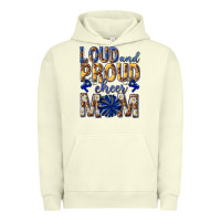 Pigment Pistachio loud and proud cheer mom Urban Hoodie - texasbilliewilder