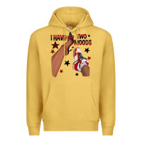Antique Gold I Have Two Moods Black and Red Sneakers Afro Girl Premium Hoodie - texasbilliewilder