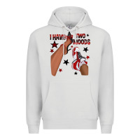 I Have Two Moods Black And Red Sneakers Afro Girl Premium Hoodie | Teevron