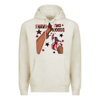 Oatmeal Heather I Have Two Moods Black and Red Sneakers Afro Girl Premium Hoodie - texasbilliewilder