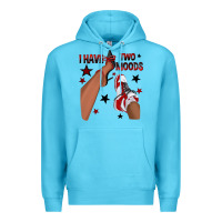 Ocean Blue I Have Two Moods Black and Red Sneakers Afro Girl Premium Hoodie - texasbilliewilder