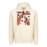 Tofu I Have Two Moods Black and Red Sneakers Afro Girl Premium Hoodie - texasbilliewilder