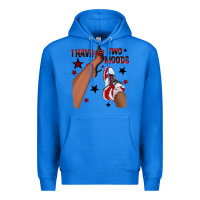 True Royal I Have Two Moods Black and Red Sneakers Afro Girl Premium Hoodie - texasbilliewilder