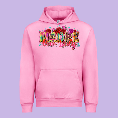 Madre Our Lady Urban Hoodie Designed By Texasbilliewilder