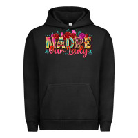 Pigment Black madre our lady Urban Hoodie - texasbilliewilder