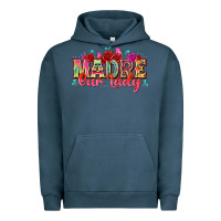 Pigment Midnight Navy madre our lady Urban Hoodie - texasbilliewilder