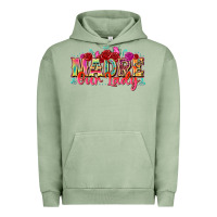Pigment Oil Green madre our lady Urban Hoodie - texasbilliewilder