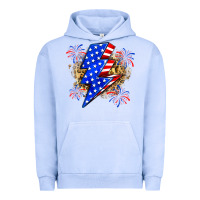 Pigment Grape Ice American lightning bolt Urban Hoodie - Zillion Design Studio