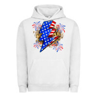Pigment Lunar Rock American lightning bolt Urban Hoodie - Zillion Design Studio