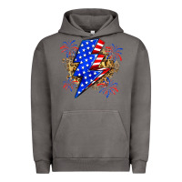 Pigment Tornado American lightning bolt Urban Hoodie - Zillion Design Studio