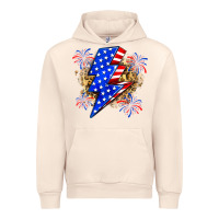 Sandshell American lightning bolt Urban Hoodie - Zillion Design Studio