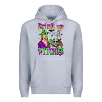 Heather Grey drink up witches Premium Hoodie - Zillion Design Studio