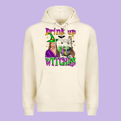 Drink Up Witches Premium Hoodie Designed By Zillion Design Studio
