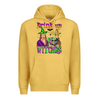 Antique Gold drink up witches Premium Hoodie - Zillion Design Studio