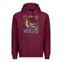Burgundy drink up witches Premium Hoodie - Zillion Design Studio