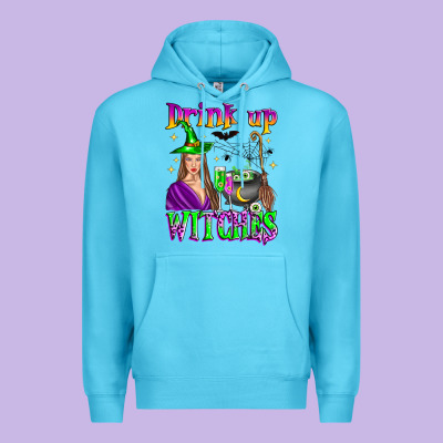 Drink Up Witches Premium Hoodie Designed By Zillion Design Studio