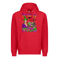 Red drink up witches Premium Hoodie - Zillion Design Studio