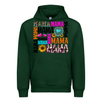 Forest Green mama gemstone sunflower Urban Hoodie - texasbilliewilder
