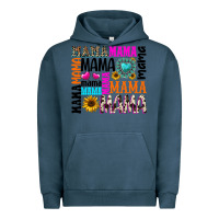 Pigment Midnight Navy mama gemstone sunflower Urban Hoodie - texasbilliewilder