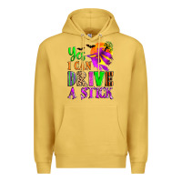 Antique Gold yes i can drive a stick Premium Hoodie - Zillion Design Studio