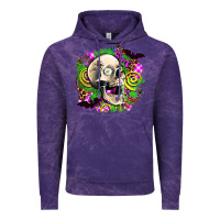 Cloud Purple halloween skull Vintage Hoodie - AdoDesignShop