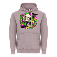 Vintage Zinc halloween skull Vintage Hoodie - AdoDesignShop