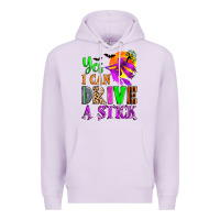 Lilac yes i can drive a stick Premium Hoodie - Zillion Design Studio
