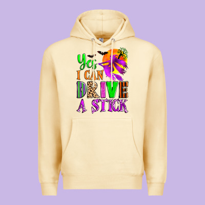Yes I Can Drive A Stick Premium Hoodie Designed By Zillion Design Studio