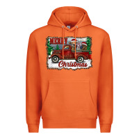 Carrot christmas truck with cows Premium Hoodie - RanaPortraitStore