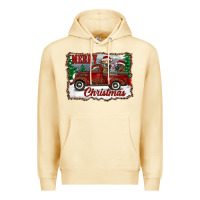 Pina Colada christmas truck with cows Premium Hoodie - RanaPortraitStore