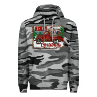 Slate Camo christmas truck with cows Premium Hoodie - RanaPortraitStore