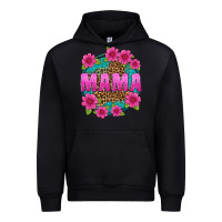 Black mama leopard background Urban Hoodie - texasbilliewilder