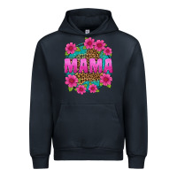 Mama Leopard Background Urban Hoodie | Teevron