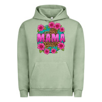 Pigment Oil Green mama leopard background Urban Hoodie - texasbilliewilder