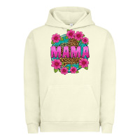 Pigment Pistachio mama leopard background Urban Hoodie - texasbilliewilder