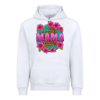 White mama leopard background Urban Hoodie - texasbilliewilder