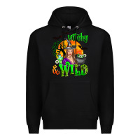 Black witchy and wild Premium Hoodie - Zillion Design Studio