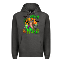 Charcoal Heather witchy and wild Premium Hoodie - Zillion Design Studio