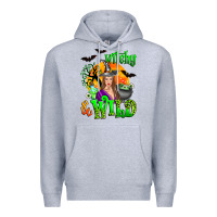 Heather Grey witchy and wild Premium Hoodie - Zillion Design Studio