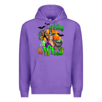 Purple witchy and wild Premium Hoodie - Zillion Design Studio