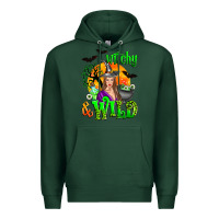 Sports Green witchy and wild Premium Hoodie - Zillion Design Studio