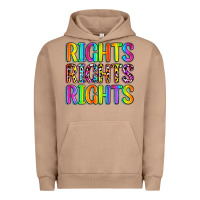 Pigment Burro rights rights rights (pride) Urban Hoodie - Zillion Design Studio