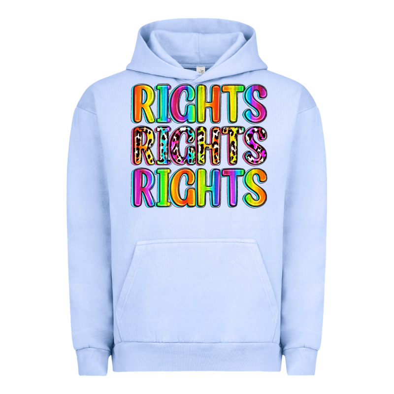 Rights Rights Rights (pride) Urban Hoodie by Zillion Design Studio | Teevron
