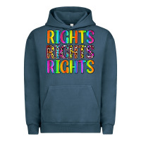 Pigment Midnight Navy rights rights rights (pride) Urban Hoodie - Zillion Design Studio