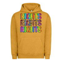 Pigment Peanut Butter rights rights rights (pride) Urban Hoodie - Zillion Design Studio