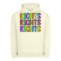 Pigment Pistachio rights rights rights (pride) Urban Hoodie - Zillion Design Studio