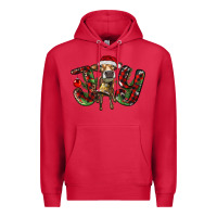Cardinal christmas joy with heifer Premium Hoodie - RanaPortraitStore