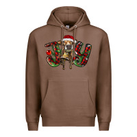Chestnut christmas joy with heifer Premium Hoodie - RanaPortraitStore