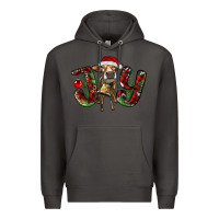 Smoke christmas joy with heifer Premium Hoodie - RanaPortraitStore